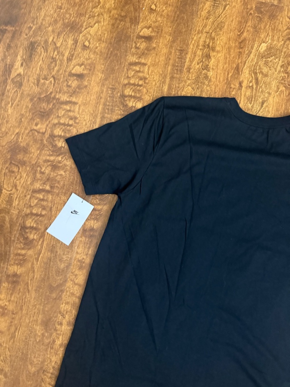 Nike Men’s Black Short Sleeve Tee with Orange Swoosh Multicolor Graphic Size L - Picture 14 of 16